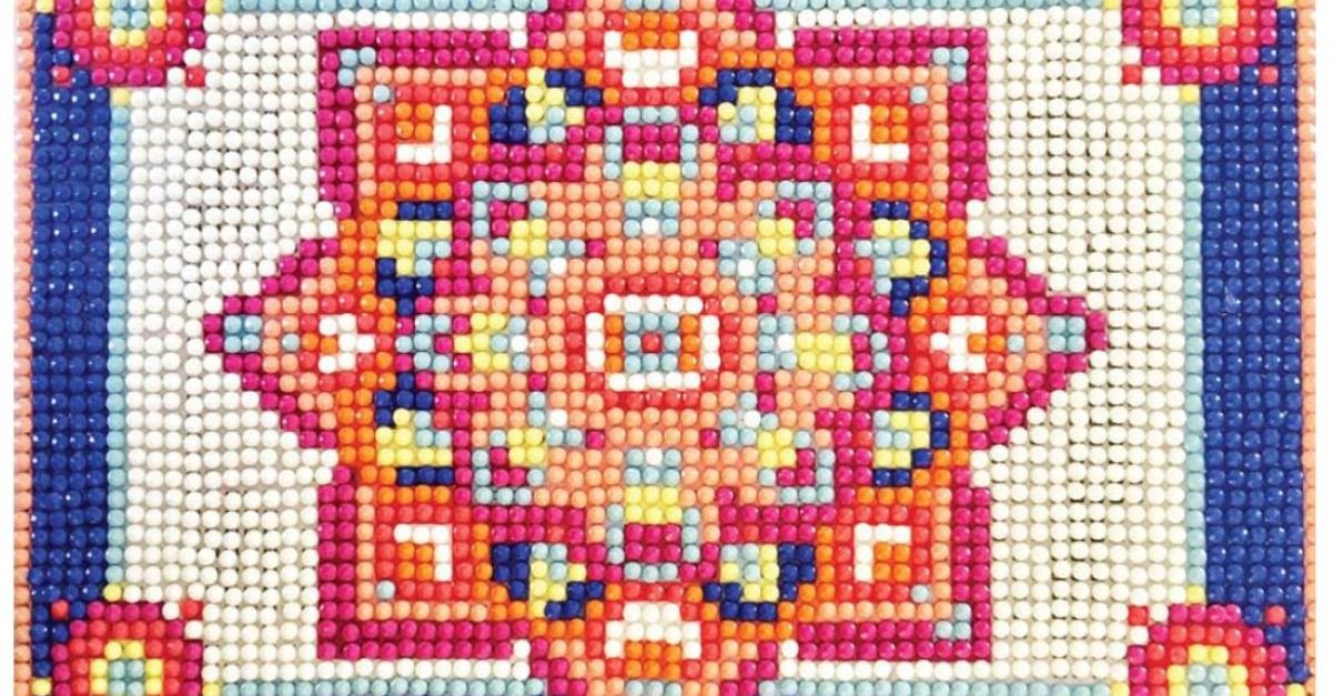 flower mosaic by Diane from DialysArt at Frankston Arts Centre