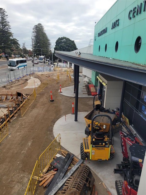 FAC Forecourt works - May 2025