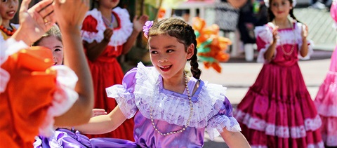 Young dancers at Ventana Fiesta at Frankston Arts Centre
